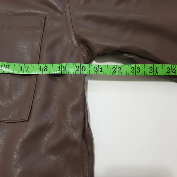 Pleather Shacket - Picture 3 of 5